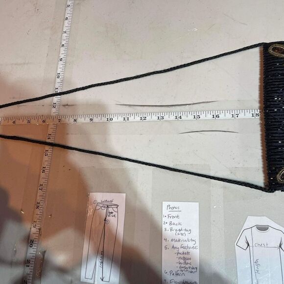 Vintage Beaded Snap Flap Corded Strap Clutch Shoulder Bag Black Small Flapper - Picture 12 of 14